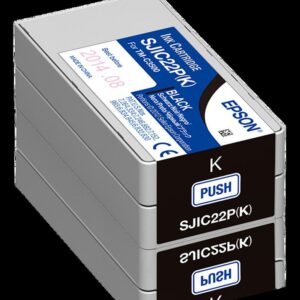 Cartouche d’encre Epson SJIC22P(K) noir pour ColorWorks C3500