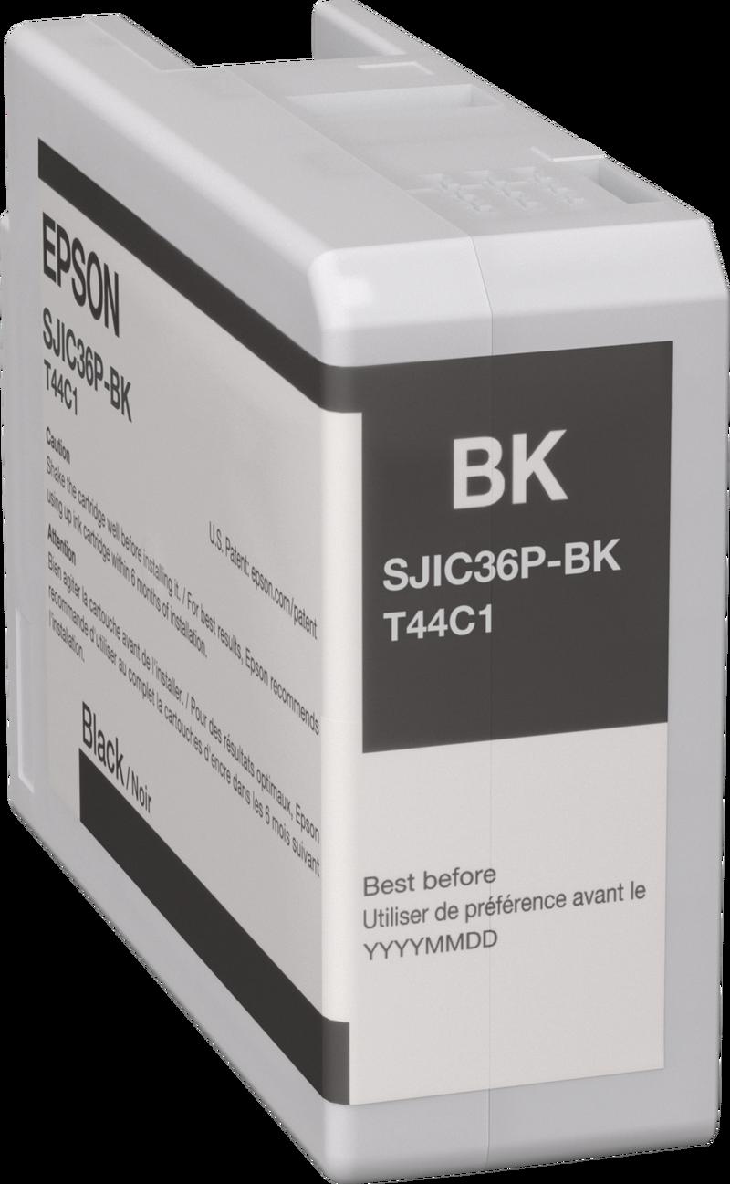 Cartouche d’encre Epson SJIC36P(K) noir pour ColorWorks CW-C6000 / CW-C6500