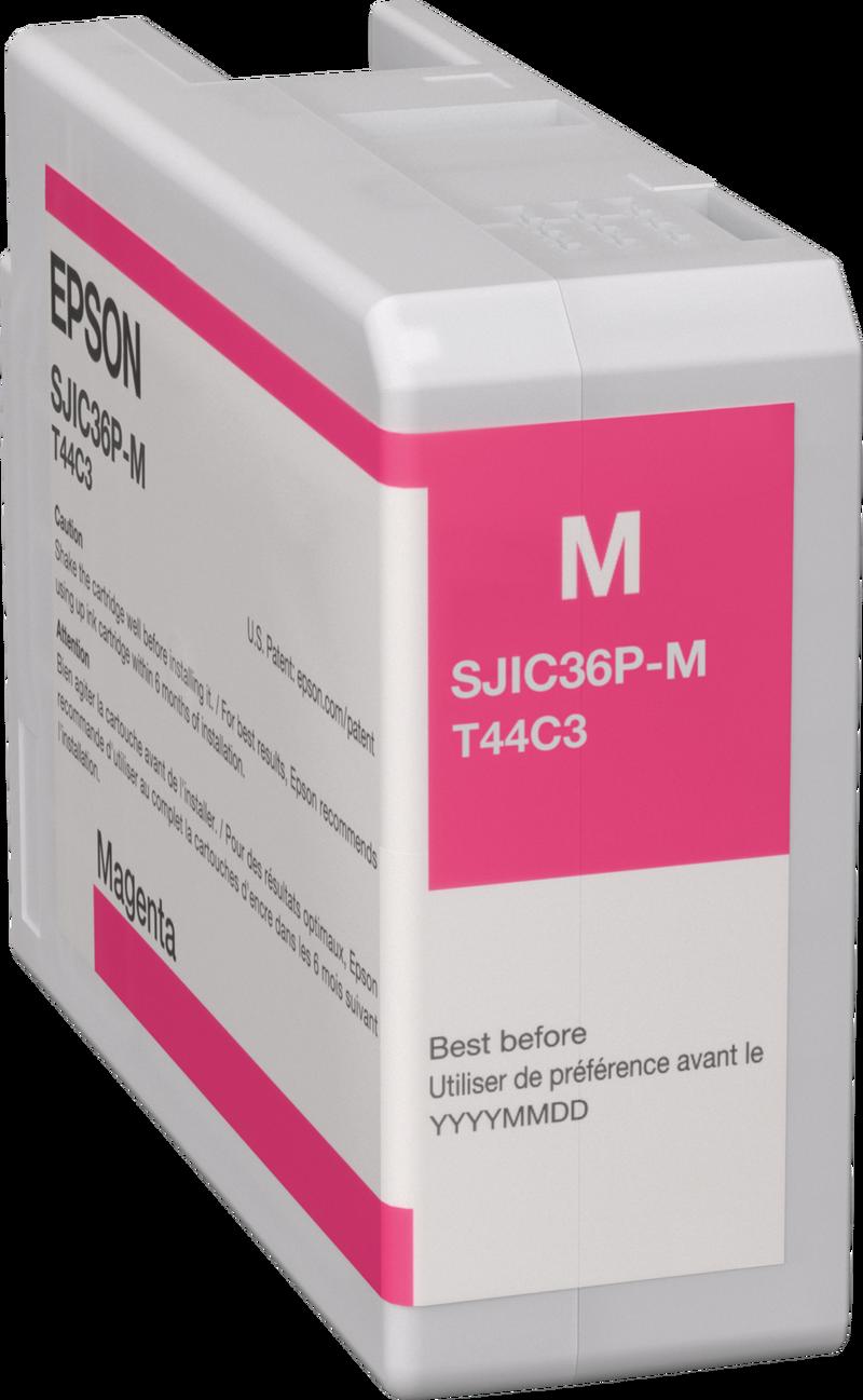 Cartouche d’encre Epson SJIC36P(M) magenta pour ColorWorks CW-C6000 / CW-C6500