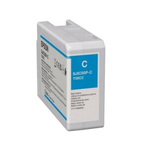 Cartouche d’encre Epson SJIC55(C) cyan pour ColorWorks CW-D6000 / CW-D6500