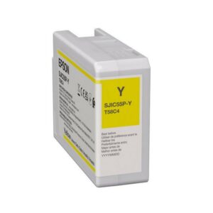 Cartouche d’encre Epson SJIC55(Y) jaune pour ColorWorks CW-D6000 / CW-D6500