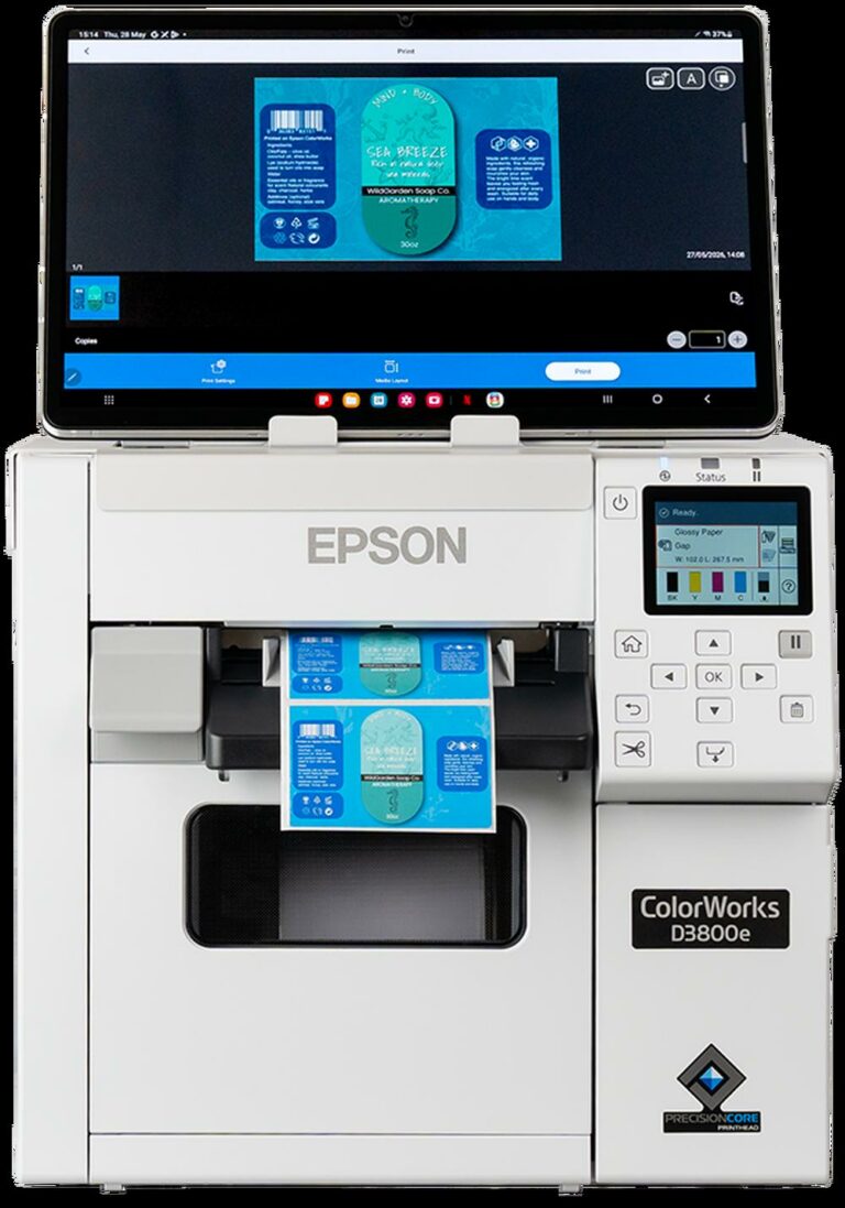 Imprimante d’étiquettes couleur Epson ColorWorks CW-D3800e
