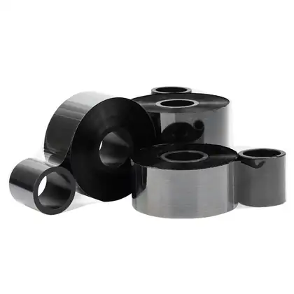 Bobines de film transfert thermique noir pour codeur TTO